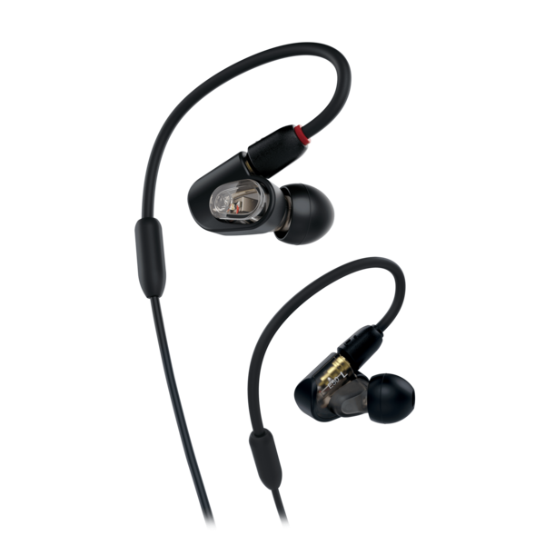 PROFESSIONAL IN-EAR MONITOR HEADPHONES, FLEXIBLE MEMORY CABLE